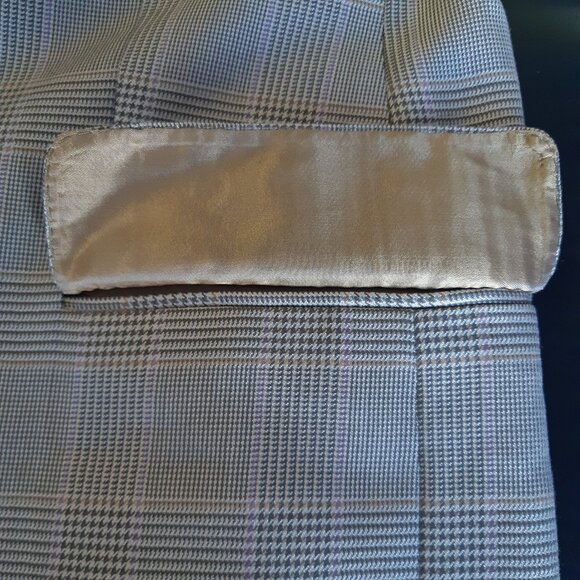 ARNOLD BRANT SZ 40R Plaid Men's Sport Jacket Beige - Picture 9 of 14